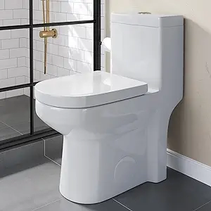 Short Toilet for Compact Bathroom